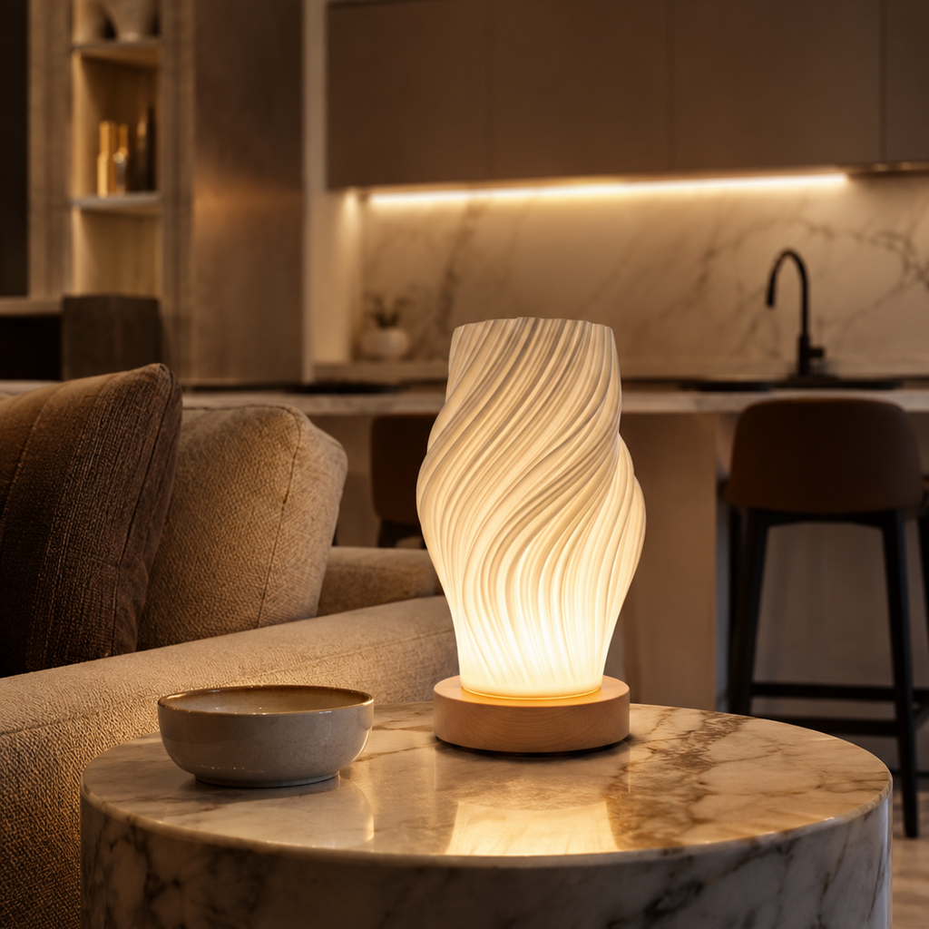 Twisted Glow Table Lamp