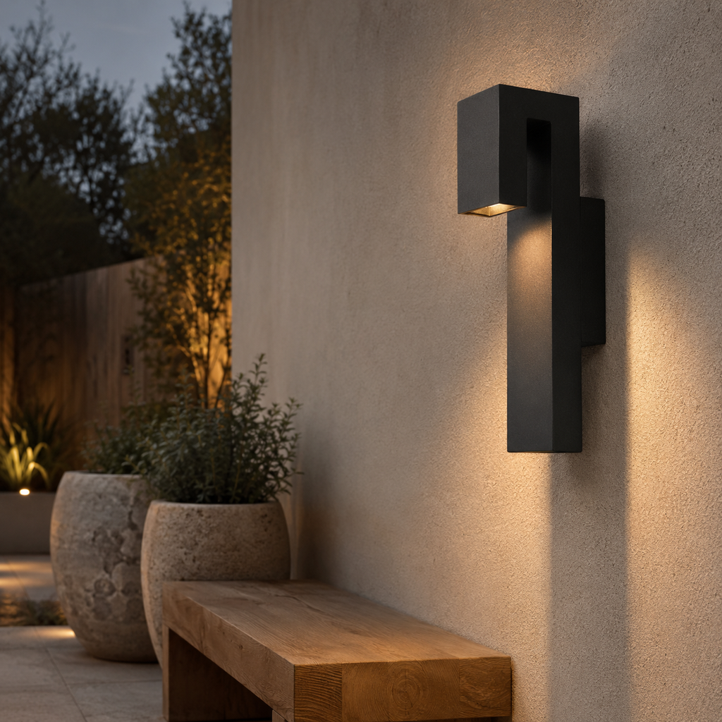 Modern Up & Down Outdoor Wall Sconce