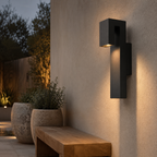 Modern Up & Down Outdoor Wall Sconce