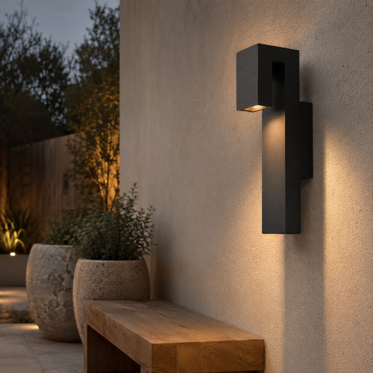 Up and Down Exterior Lighting Details