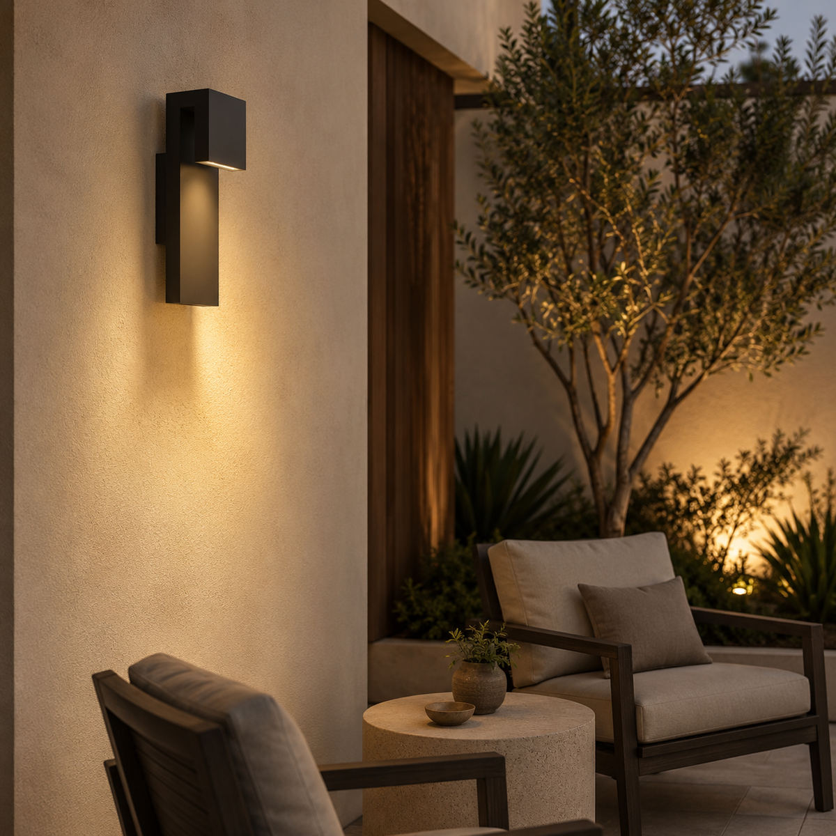 Modern Up & Down Outdoor Wall Sconce