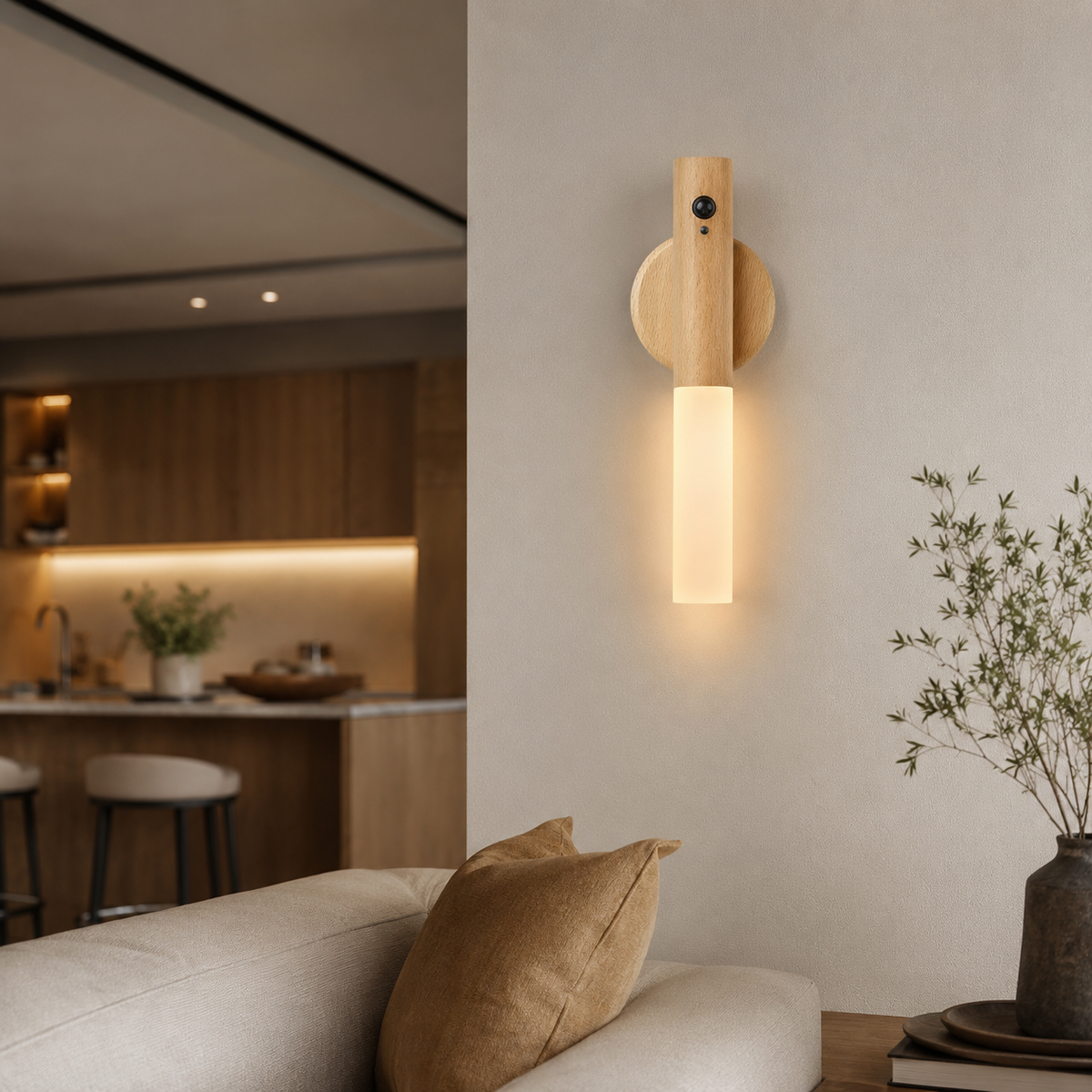 Rechargeable Motion Sensor Wall Sconce