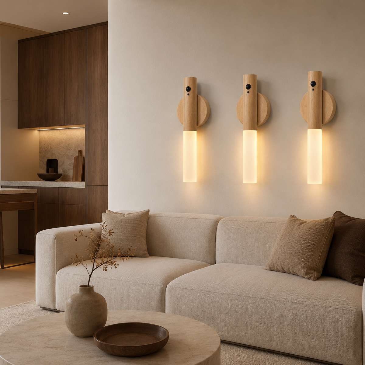 Rechargeable Motion Sensor Wall Sconce