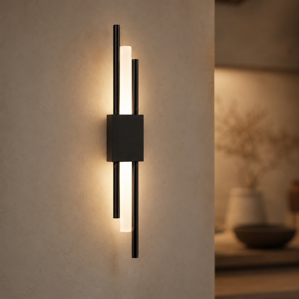 Double Tube LED Wall Sconce