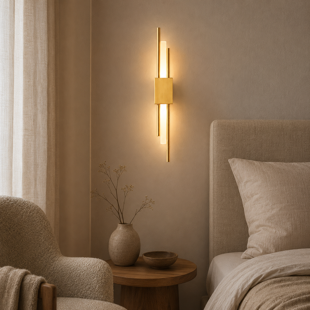 Double Tube LED Wall Sconce