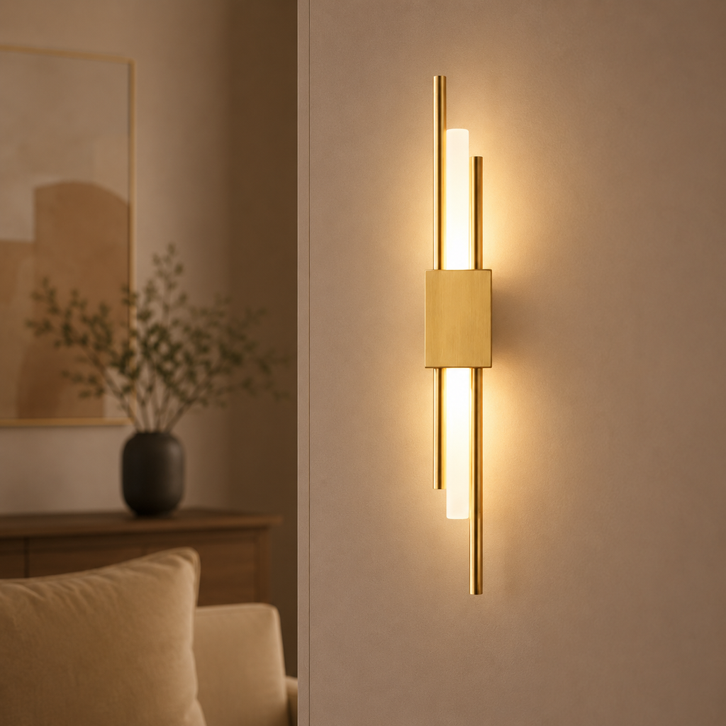 Double Tube LED Wall Sconce