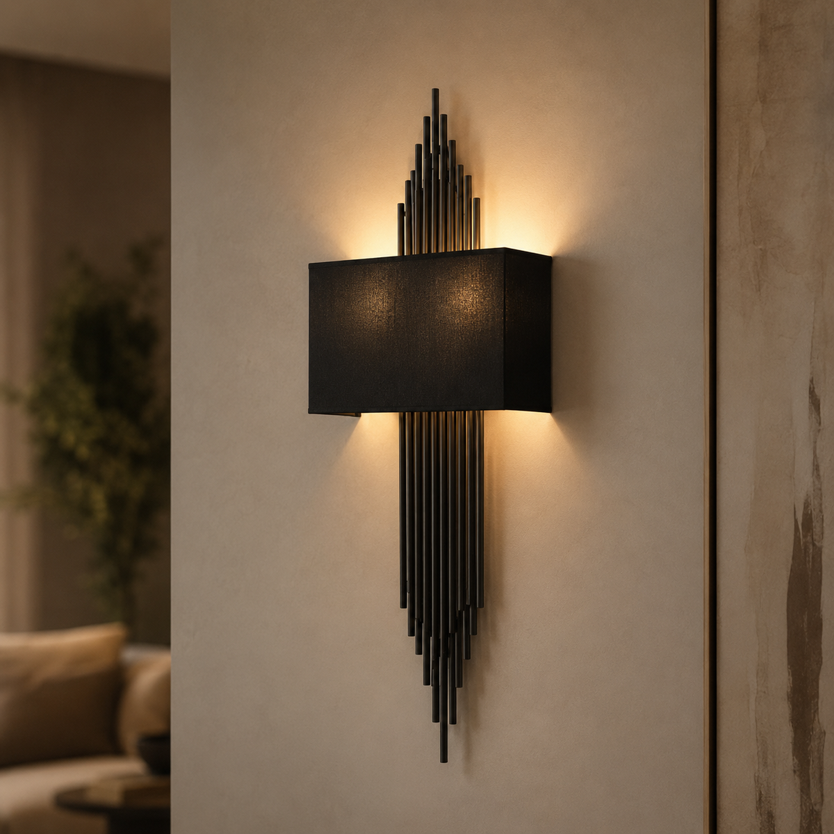 Art Deco Rod Wall Sconce