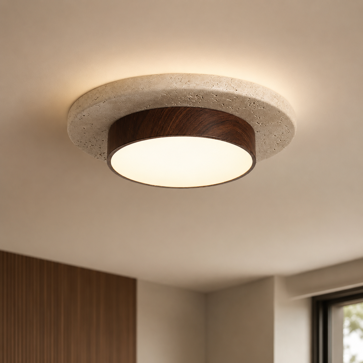 Soft Overhead Glow Across Low Ceilings