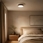 Travertine Wood LED Ceiling Light