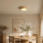 Travertine Wood LED Ceiling Light