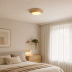 Travertine Wood LED Ceiling Light