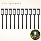 Solar LED Outdoor Pathway Light Pack of 10