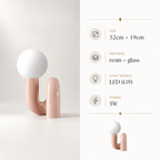 Pink Rechargeable Touch Table Lamp – Aspen
