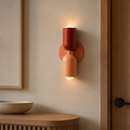 Scandinavian Double-Shade LED Wall Sconce