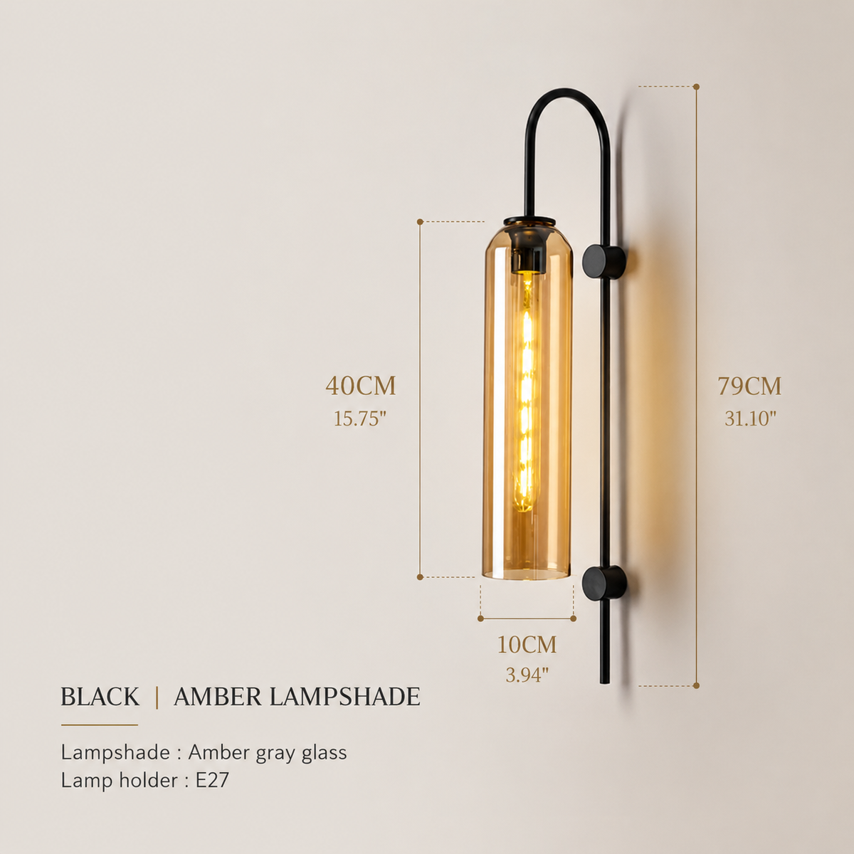 Modern Luxury Glass LED Wall Sconce