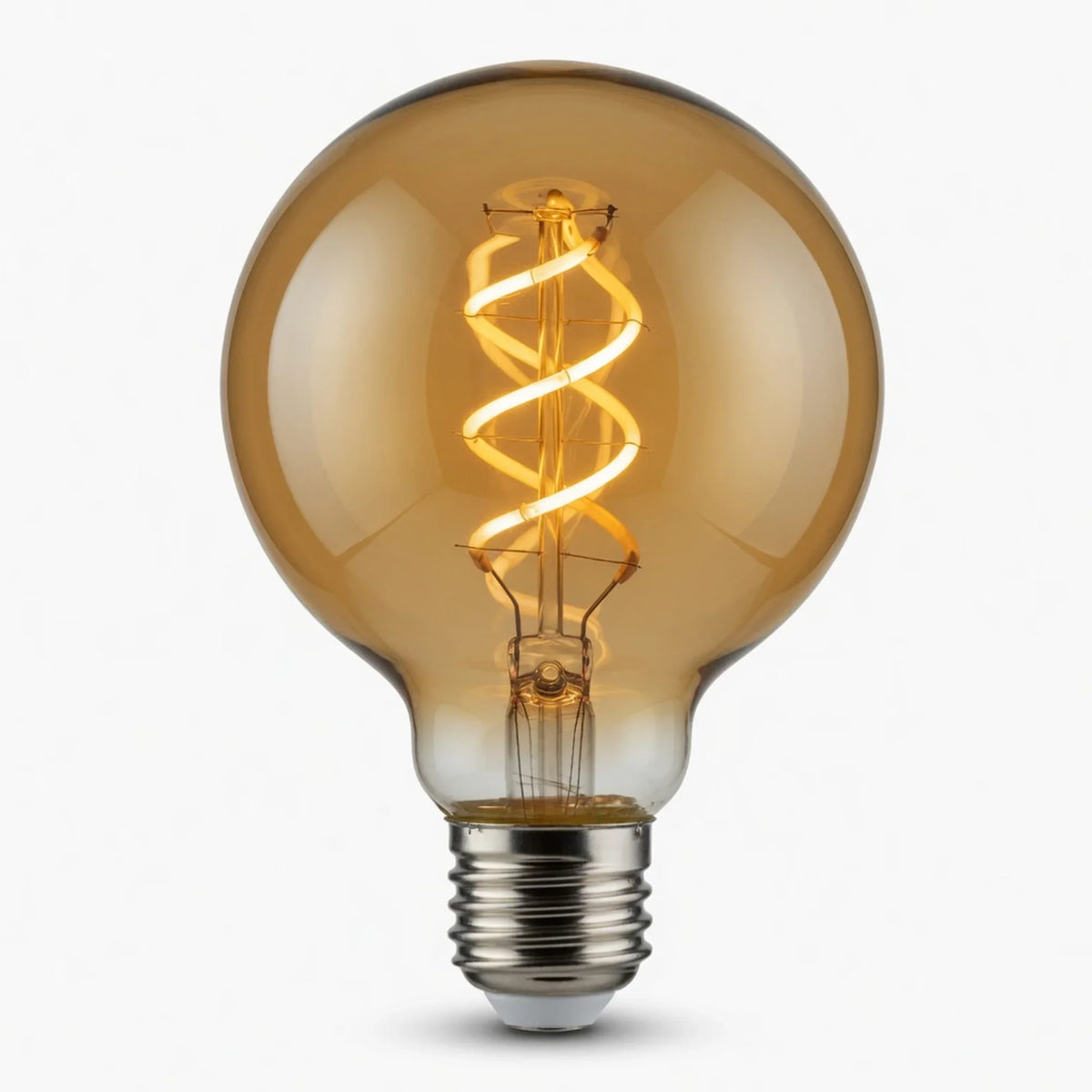 Spiral Filament LED Bulb - 4W E27 - Warm White 2200K
