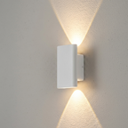 LED Outdoor Garden Wall Sconce 10cm White