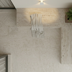LED Outdoor Garden Wall Sconce 20cm White
