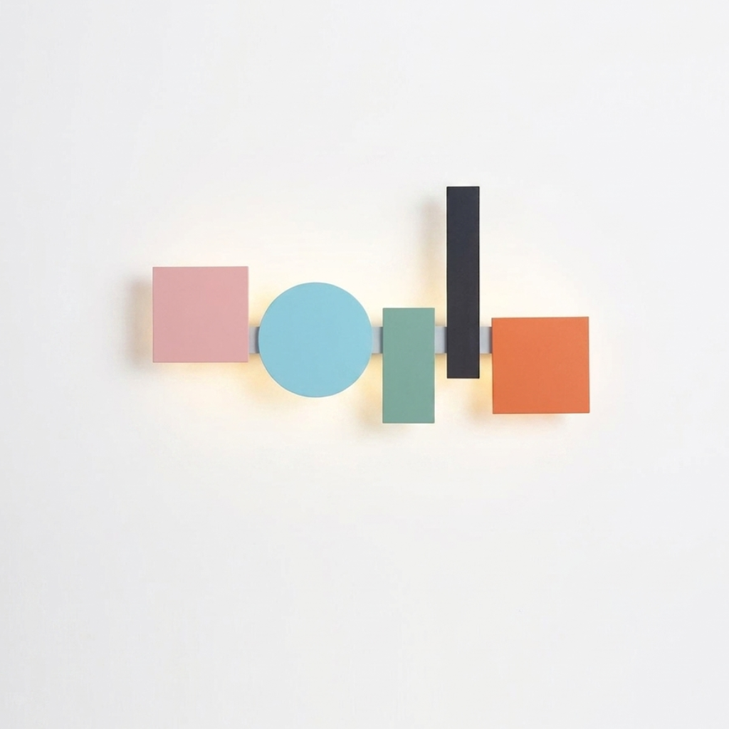 Color Block LED Wall Sconce