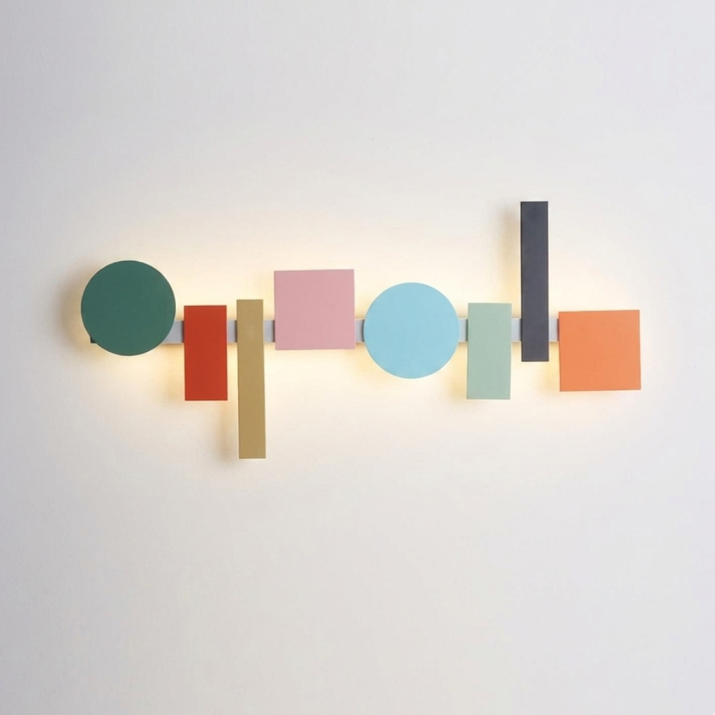 Color Block LED Wall Sconce