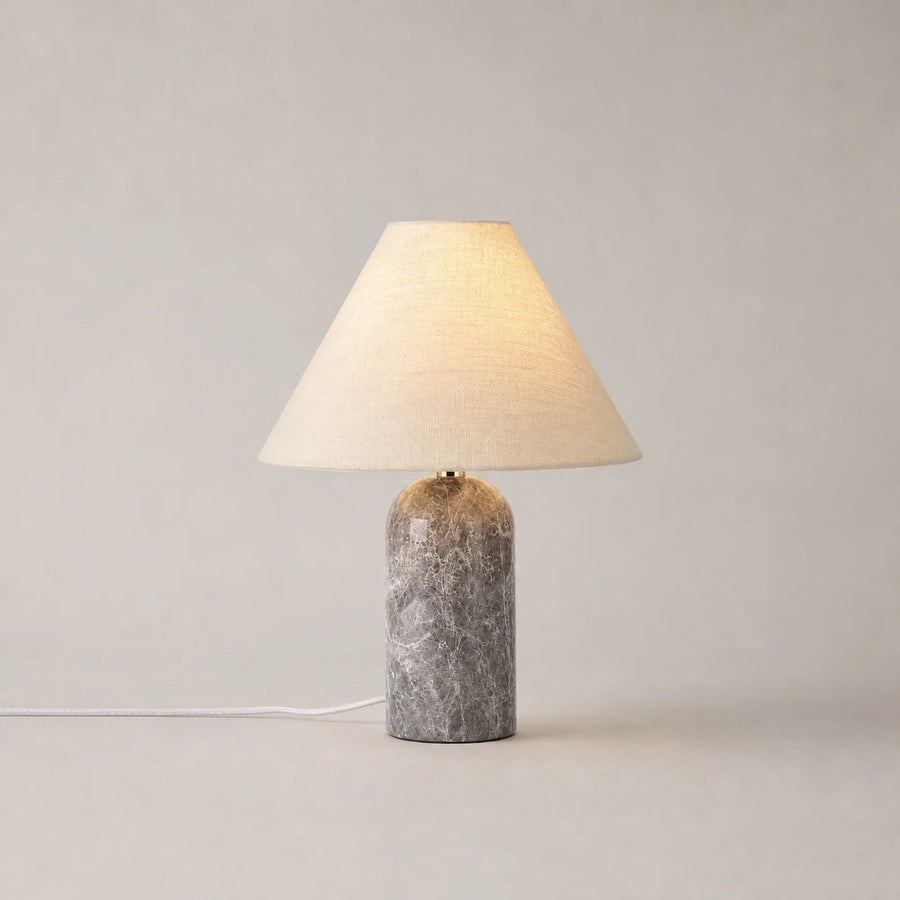Marble Tapered Table Lamp