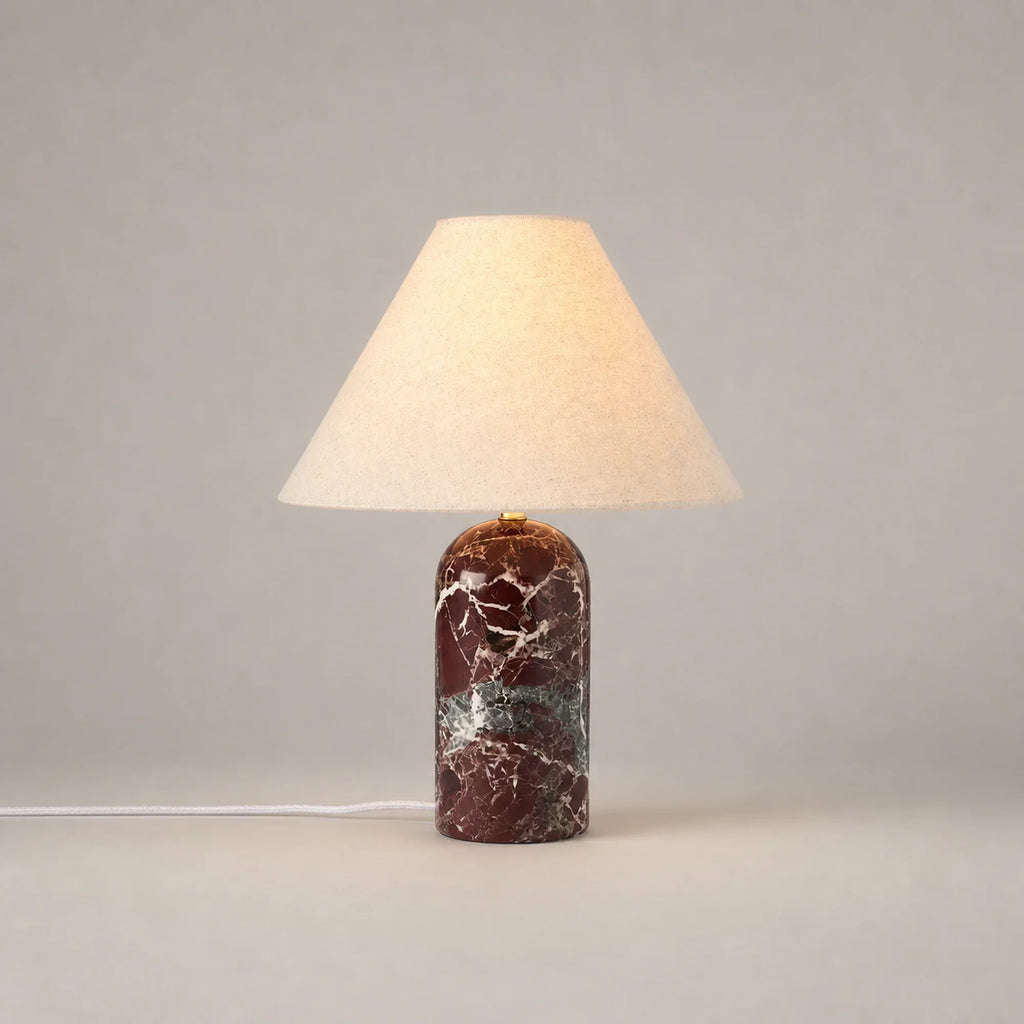 Marble Tapered Table Lamp