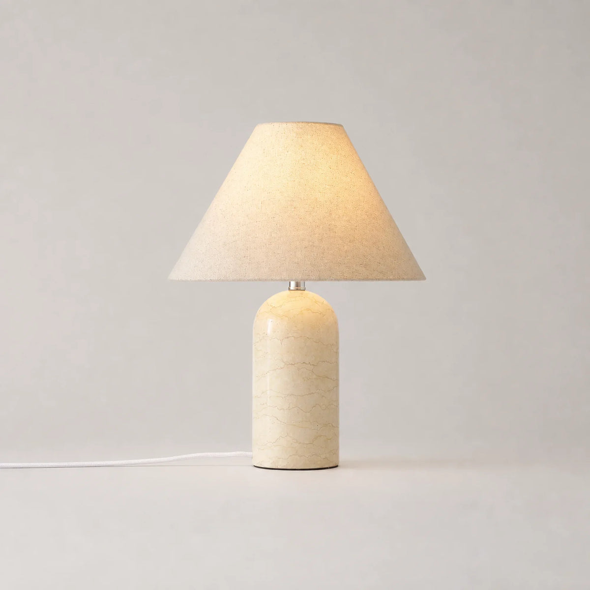 Marble Tapered Table Lamp