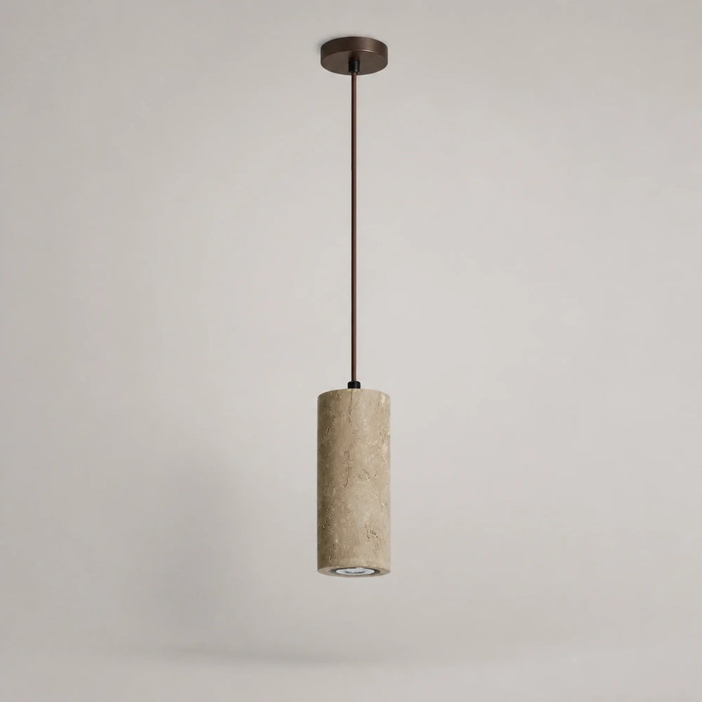 Travertine Stone Pendant Light