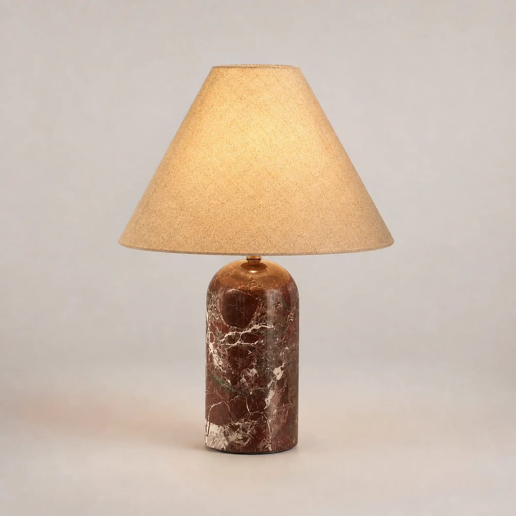 Marble Tapered Table Lamp