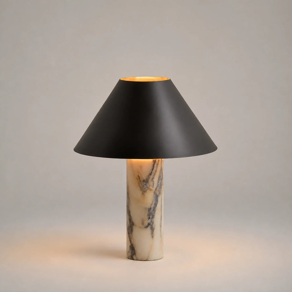 Marble Cone Table Lamp
