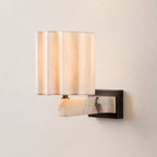 Marble Pleated Wall Sconce
