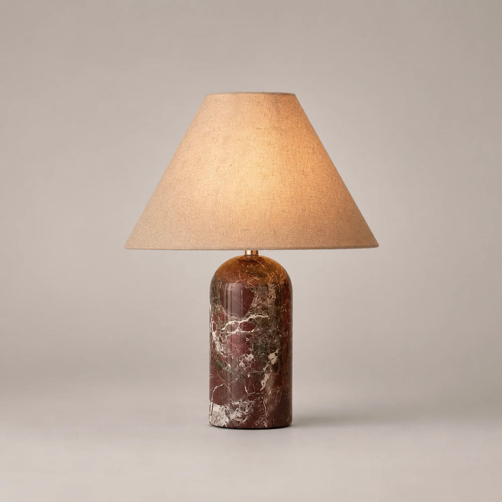 Marble Tapered Table Lamp