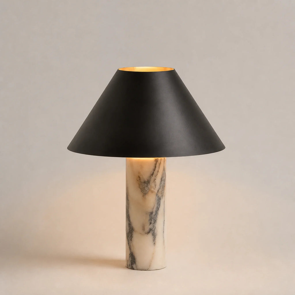 Marble Cone Table Lamp
