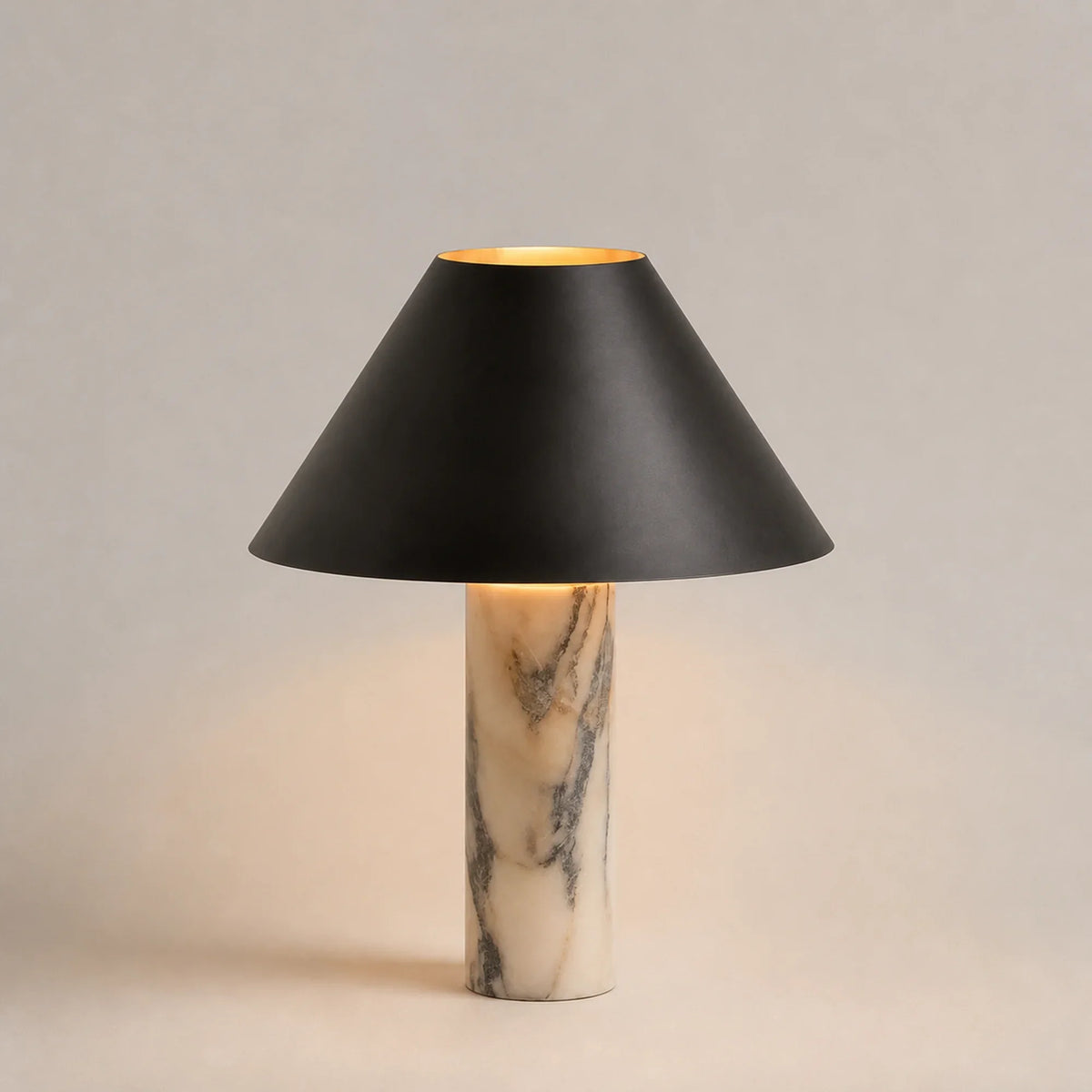 Marble Cone Table Lamp