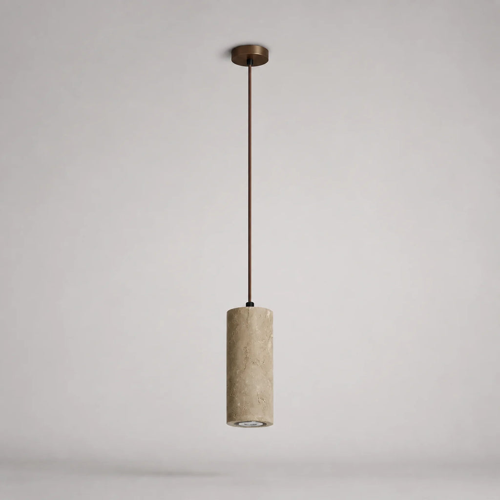 Travertine Stone Pendant Light