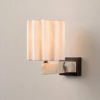 Marble Pleated Wall Sconce