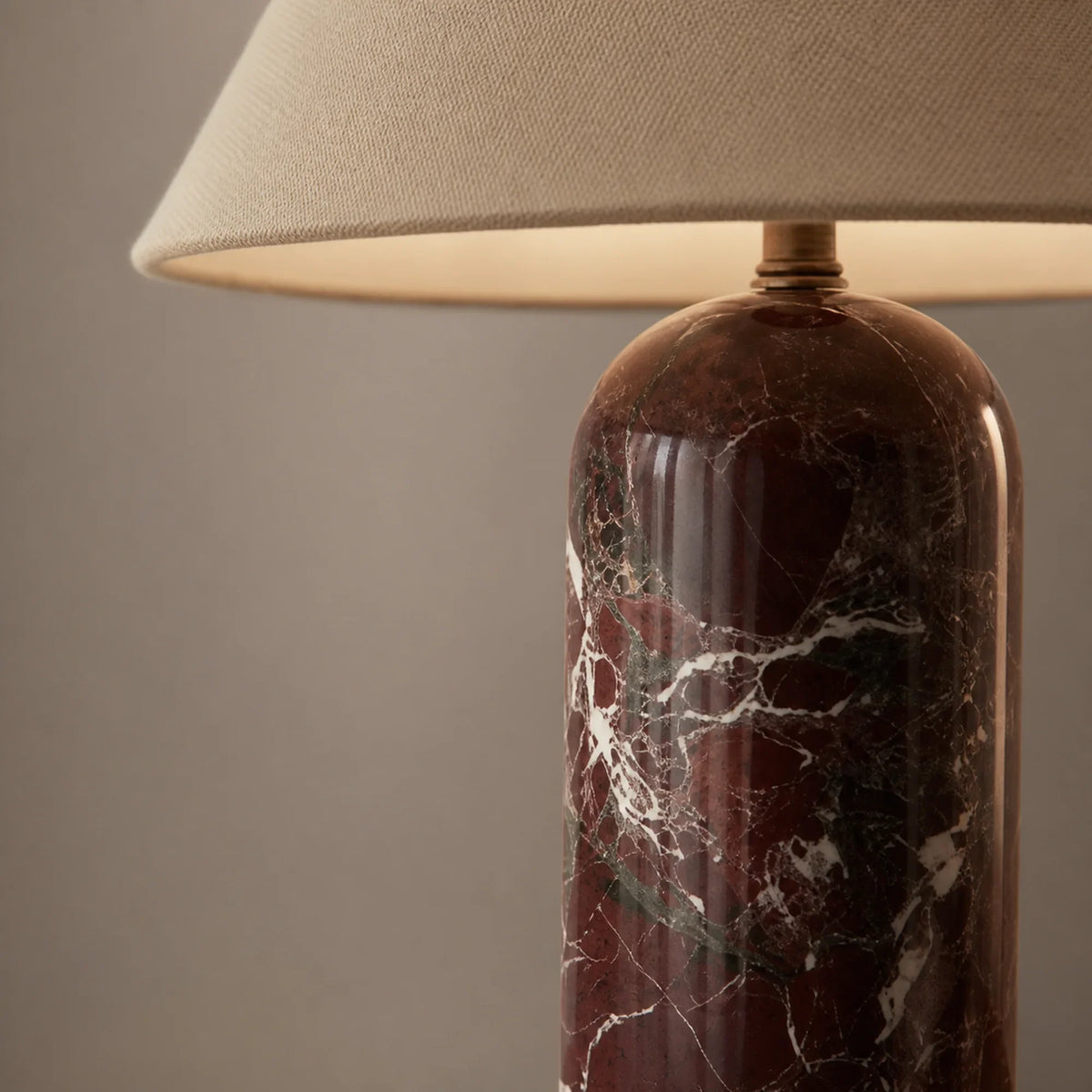 Marble Tapered Table Lamp