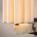 Marble Pleated Wall Sconce
