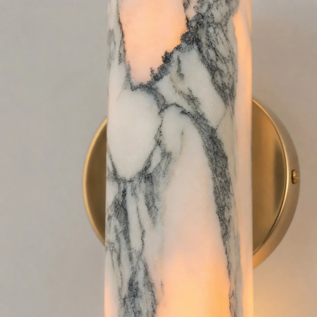 Marble Cylinder Wall Sconce