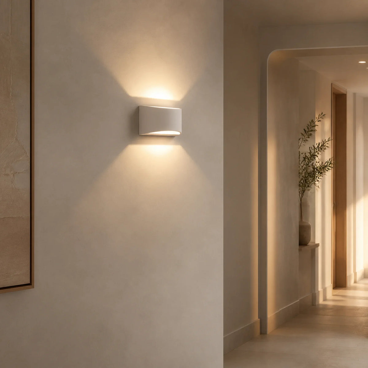Curved LED Wall Sconce