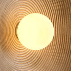 Woven Disc Wall Sconce