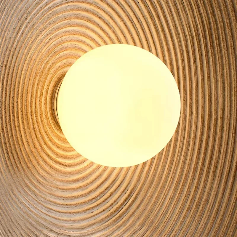 Woven Disc Wall Sconce