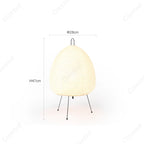 Japanese Rice Paper Tripod Table Lamp