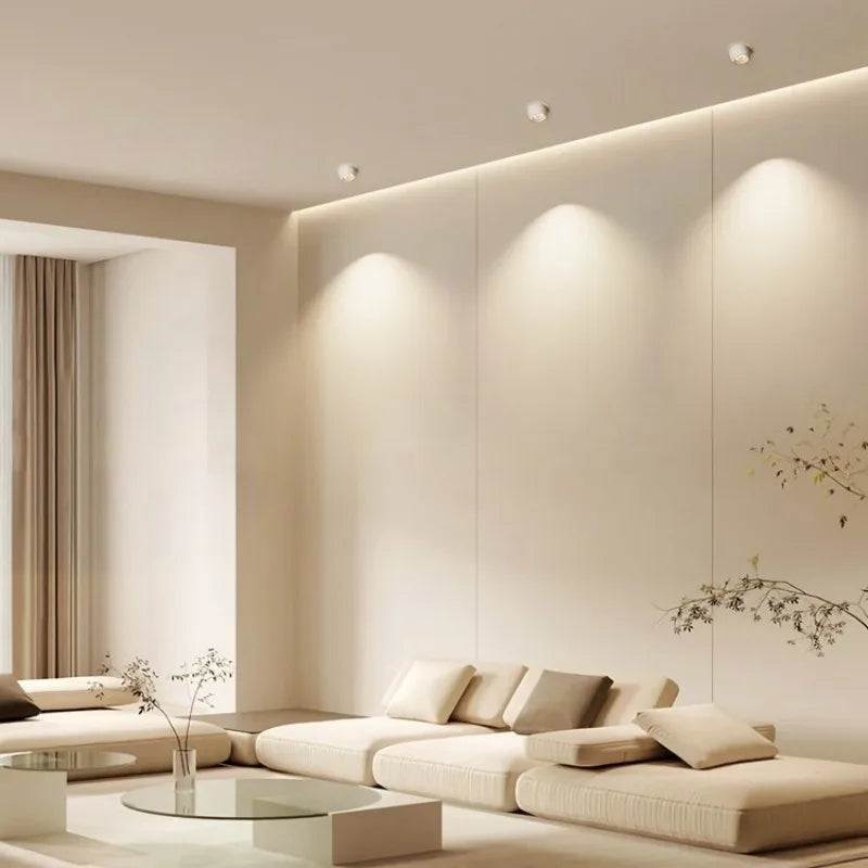 White Recessed Small Beam LED Spotlight Natural White