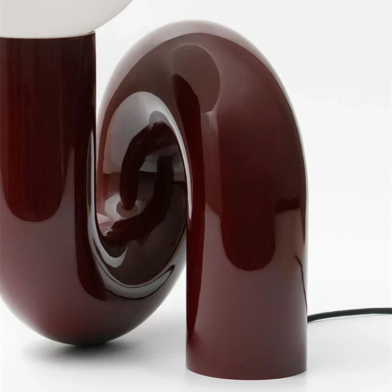 Red Rechargeable Touch Table Lamp