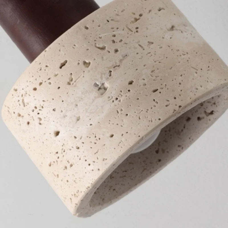 Stone Pull Chain Wall Light Details