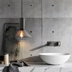 Concrete Mesh Pendant Light