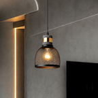 Concrete Mesh Pendant Light