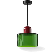 Dark Green and Wine Red