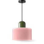 Small Bauhaus Glass Pendant Light